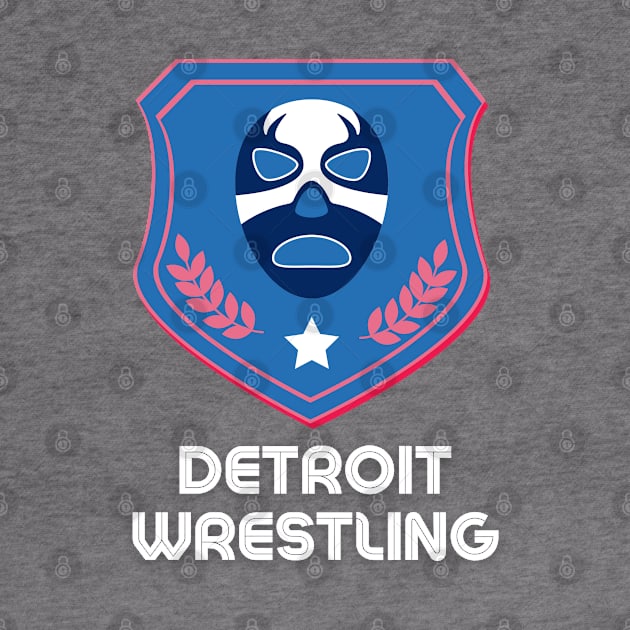 Detroit Wrestling "Shocking Blue" by DDT Shirts